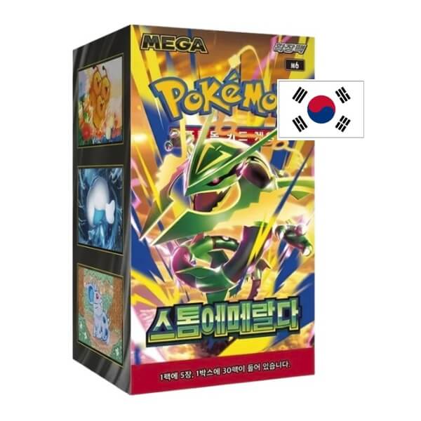 Pokémon Storm Emeralda Booster Box – kórejský