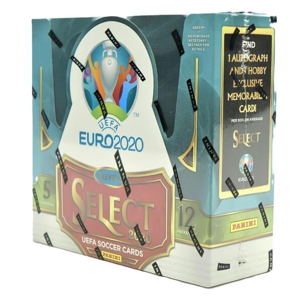 2019/2020 Panini Select UEFA Euro Preview Soccer Hobby Box – futbalové kartičky