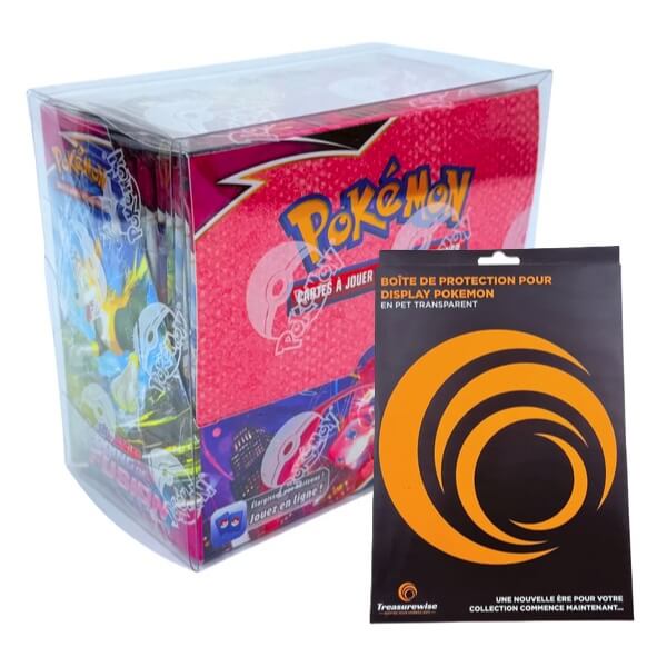 Ochranný PET box TreasureWise pre Pokémon Booster Box - 5 ks