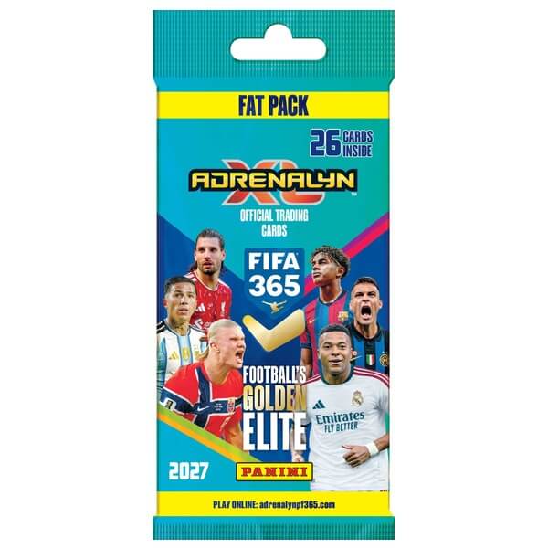Panini FIFA 365 2026/2027 Adrenalyn XL Fatpack – futbalové kartičky 