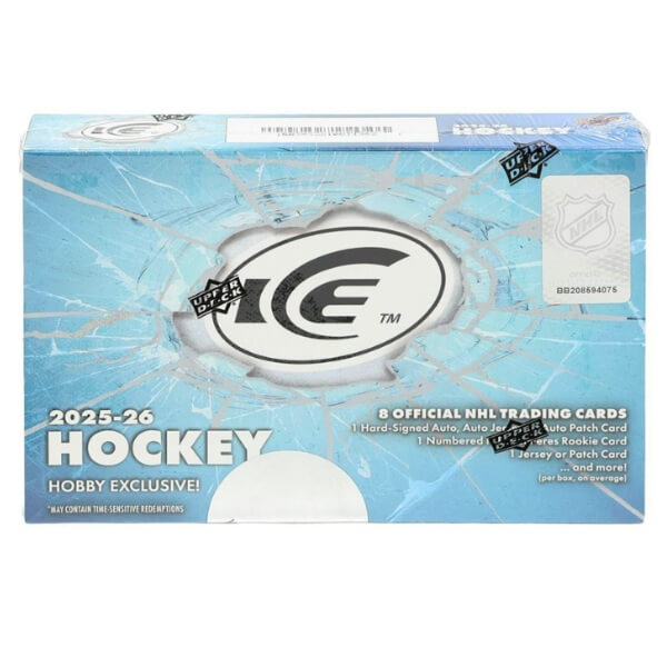 2025–2026 Upper Deck Ice Hockey Hobby Box – hokejové karty NHL