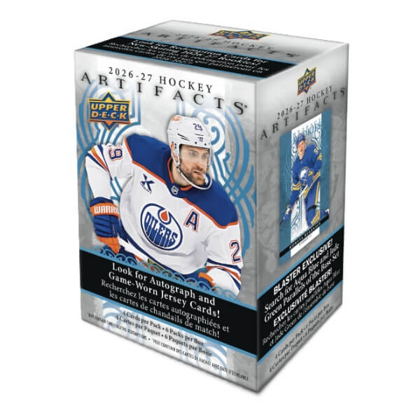 2026–2027 Upper Deck Artifacts Hockey Blaster Box – hokejové karty NHL