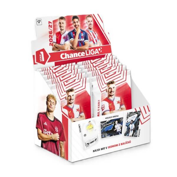 Futbalové karty Chance liga 2026-2027 1. séria Retail Box