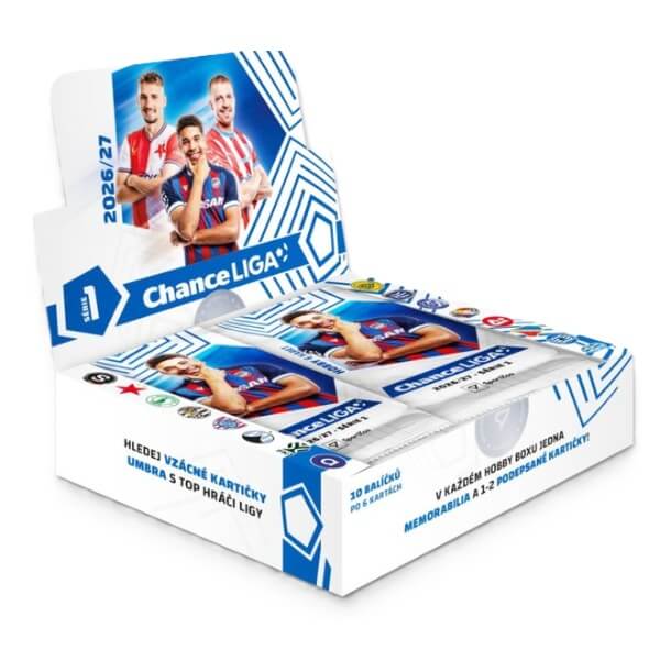 Futbalové karty Chance liga 2026-2027 1. séria Hobby Box
