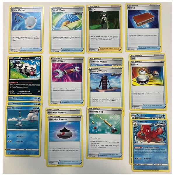 Základ balíčka Pokémon z League Battle Deck Rapid Strike Urshifu VMAX