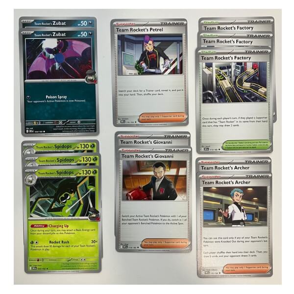Základ balíčka Pokémon z League Battle Deck Team Rocket's Mewtwo ex