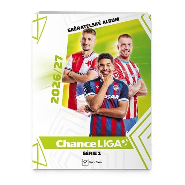 Doskový album na futbalové karty Chance liga 2026–2027 1. séria