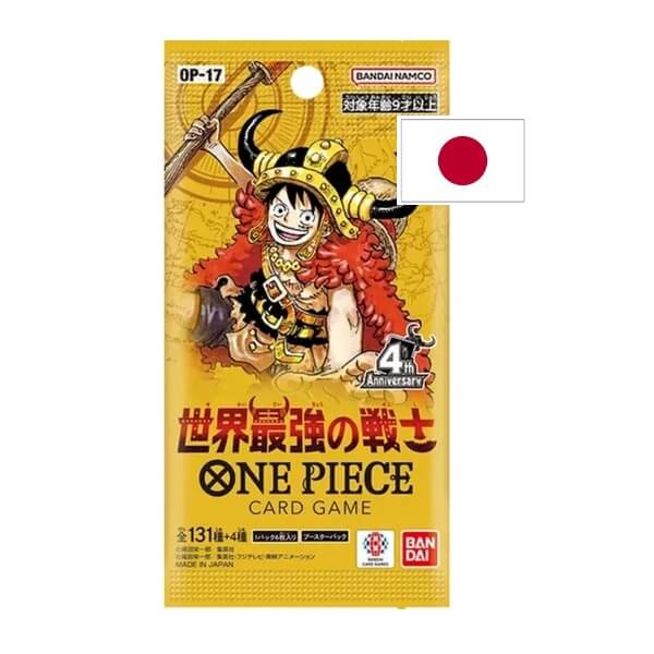 One Piece TCG - The Worlds Strongest Warriors Booster (OP-17) - JP