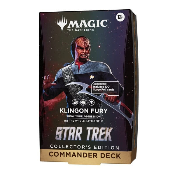 Magic: The Gathering Star Trek Commander Deck Collectors Edition - Klingon Fury