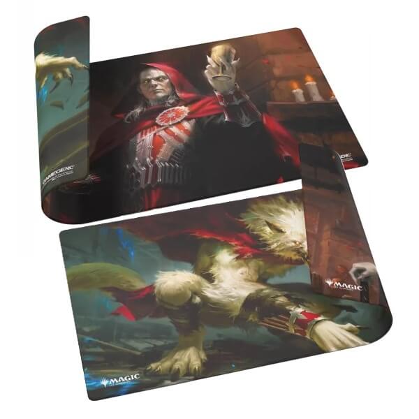 Obojstranná herná podložka Gamegenic Magic: The Gathering – Reality Fracture – Edgar, Ancient Bloodlord and Edgar, Moonlit Sovereign