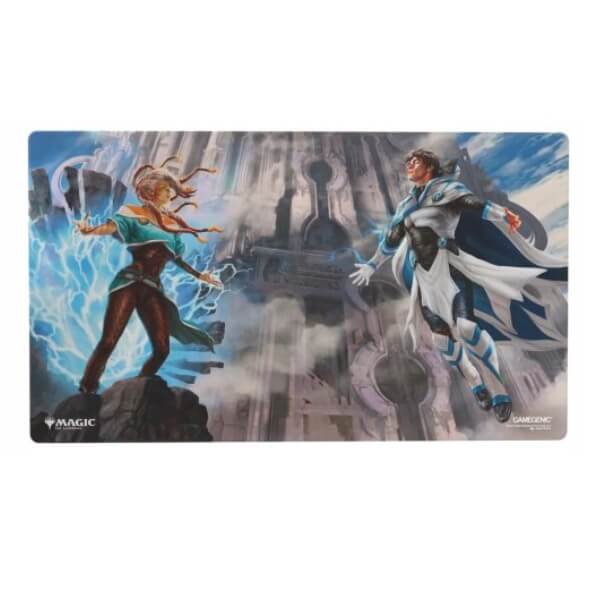 Herná podložka Shiny Playmat Magic: The Gathering Reality Fracture – Tam Beleren, Conflicted a Jace, Building Reality