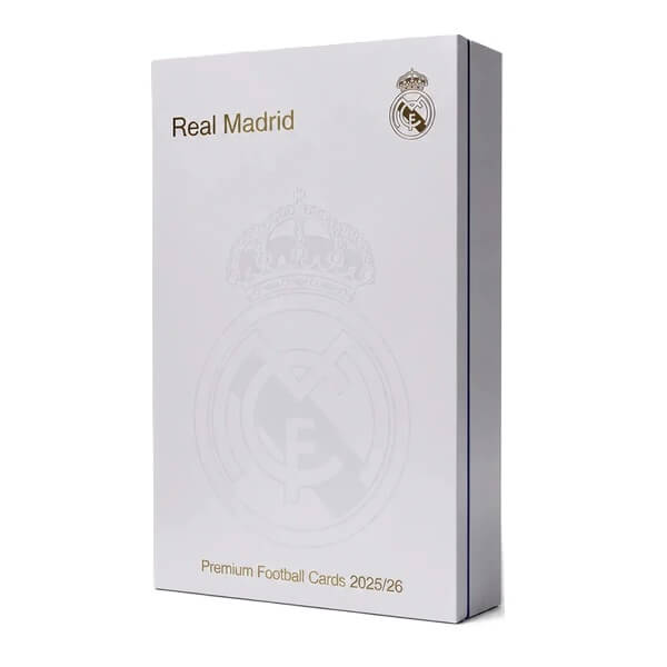 2025–2026 Futera Unique Real Madrid Hobby Box – futbalové kartičky