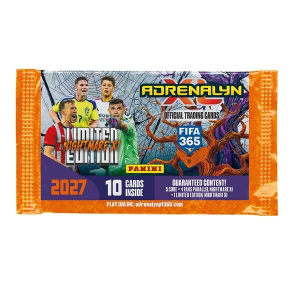 Panini FIFA 365 2026/2027 Adrenalyn XL Nightmare XI Balíček – futbalové kartičky 