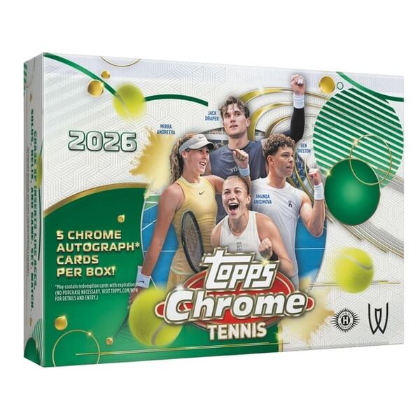 2026 Topps Chrome Tennis Breakers Delight Box