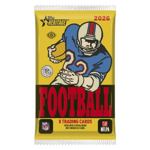 2026 Topps Heritage Football Hobby Balíček – karty NFL
