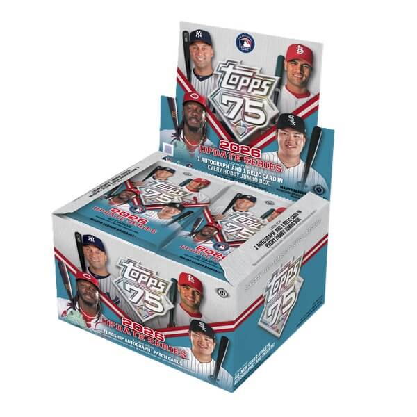 2026 Topps Update Series Baseball Hobby Jumbo Box – karty MLB