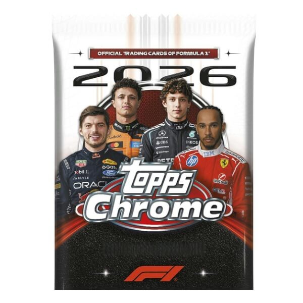 2026 Topps Chrome Formula 1 Hobby Balíček – karty F1