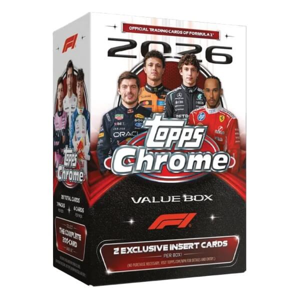 2026 Topps Chrome Formula 1 Blaster Box – karty F1
