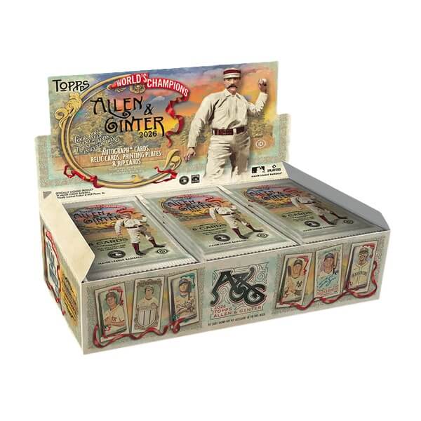 2026 Topps Allen and Ginter Baseball Hobby Box – karty MLB a celebrít