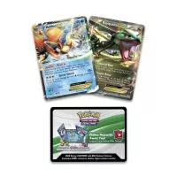 Pokémon Battle Arena Decks: Rayquaza vs. Keldeo - foilový Pokémon Keldeo EX a Rayquazza EX