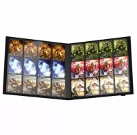 Album Ultimate Guard 12-Pocket QuadRow FlexXfolio Black - pohled do alba