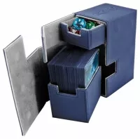 Krabička Ultimate Guard Flip´n´Tray Deck Case 80+ Standard Size XenoSkin Blue - vnitřek 1