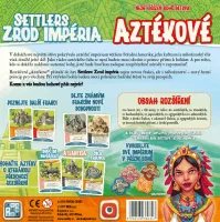 Settlers: Zrod impéria - Aztékové - zadní strana krabice