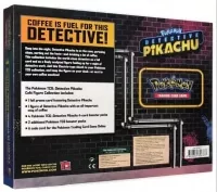 Pokémon Detective Pikachu Cafe Figure Collection - zadní strana boxu