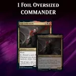 Magic the Gathering Commander 2019 - Merciless Rage - generál a jeho jumbo karta