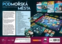 Desková hra Podmořská města - zadní strana krabice