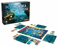 Desková hra Podmořská města - herní komponenty