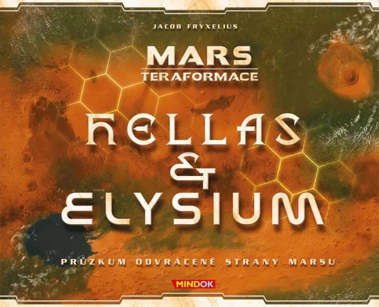 Mars: Teraformace rozširenie Hellas a Elysium