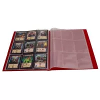 Blackfire 9 Pocket Card Album - Red - otevřené album
