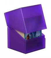 Krabička Ultimate Guard Boulder Deck Case 100+ Standard Amethyst - pootevřená