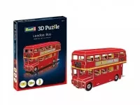3D Puzzle Revell - London Bus - 66 dílů - krabička a London Bus