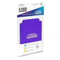10 kusů fialových oddělovačů na karty Ultimate Guard