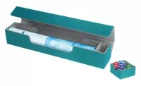 Krabička Ultimate Guard Flip´n´Tray Mat Case XenoSkin Petrol Blue - otevřená krabička 1