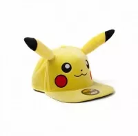 Plyšová kšiltovka Pokémon Pikachu Snapback - pohled z boku
