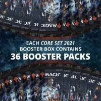Magic the Gathering Magic 2021 Core Set Box - obsah balení