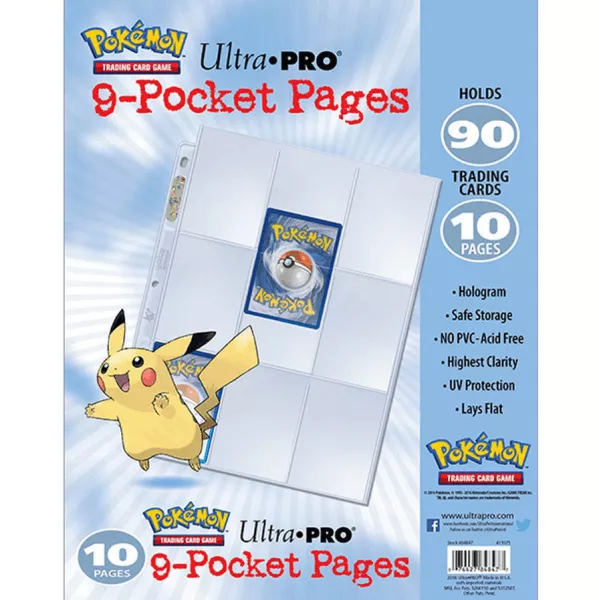 Stránka do alba UltraPro - Pokémon 10 ks