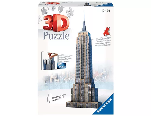 3D Puzzle Ravensburger Empire State Building 216 dielikov