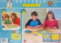 Scrabble Junior v češtině - zadní strana krabice