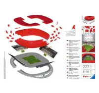 3D Puzzle stadion Mnichov Allianz Arena