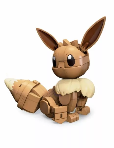Pokémon figurka Eevee - Mega Construx Construction Set Build and Show 13 cm