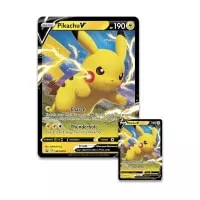 Pokémon Shining Fates Collection - Pikachu V - promo karta a Jumbo karta Pikachu