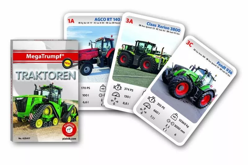 Hracie karty Kvarteto - Traktory