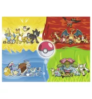 Puzzle Pokémon Ravensburger - Druhy Pokémonů (150 dílků)