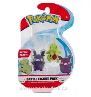 Pokémon akční figurka Larvitar a Morpeko
