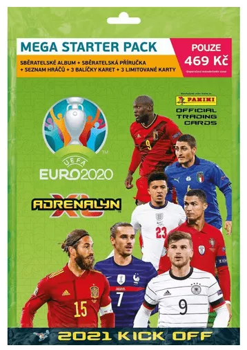 Panini EURO Adrenalyn XL - 2021 Kick off - futbalový starter set