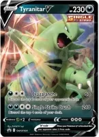 Pokémon Summer 2021 V Strikers Tin - Tyranitar V - promo Tyranitar V